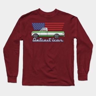 White & Green Truck Long Sleeve T-Shirt